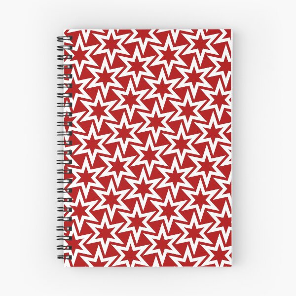 Item preview, Small Red Geometric Star Pattern designed and sold by TMBTM.
