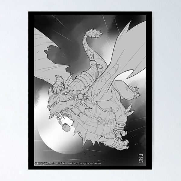 Lullabi-HS18-087-pencil-Dragon Queen Alexstrasza Poster