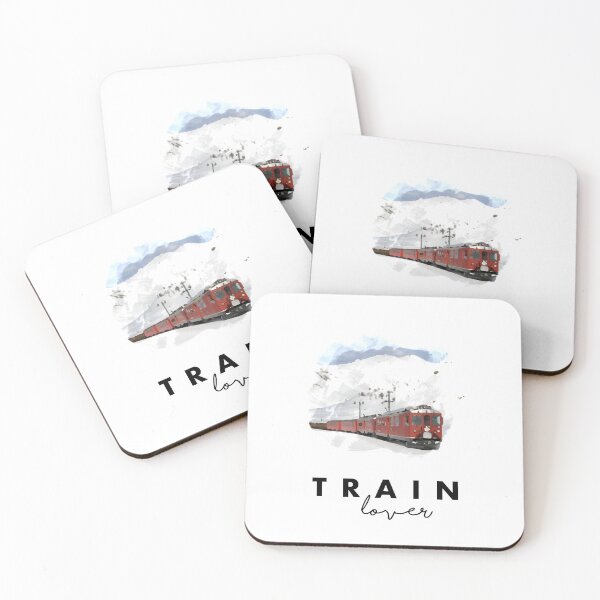 Item preview, TRAIN DRIVER - DRIVING - TRAINS - TRAINS DRIVING - TRAIN WATERCOLOUR designed and sold by Tropical Blood.