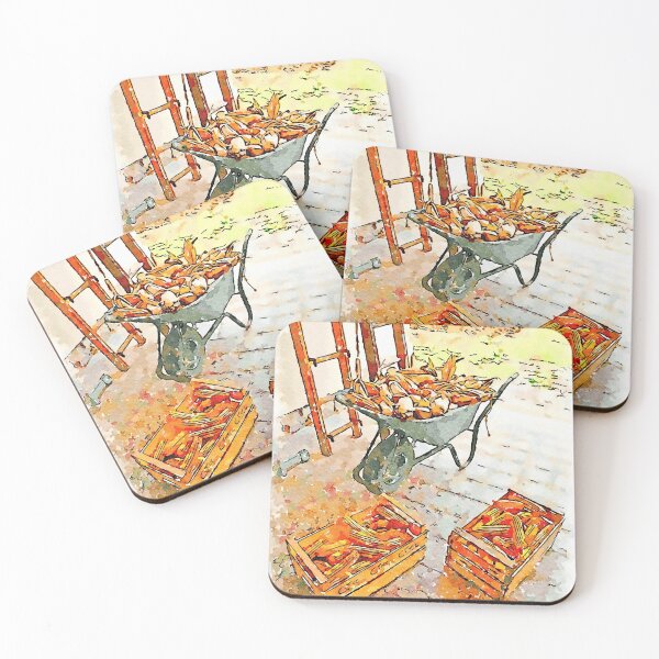 Item preview, Hortus Conclusus: wheelbarrow and boxes with corn on the cob designed and sold by Giuseppe Cocco.