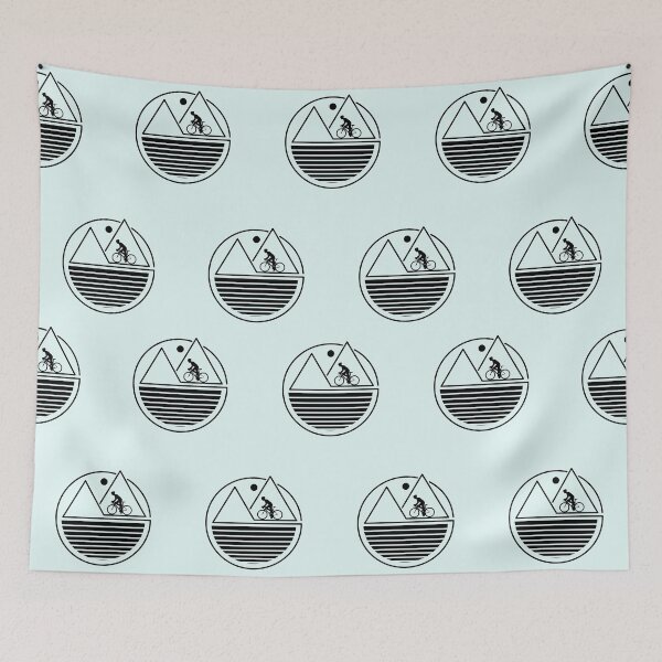 Item preview, Sunset Mountain Ride Black designed and sold by RabeDesigns.