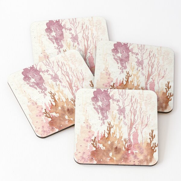 Item preview,  Red coral and seaweed designed and sold by yuzudesign.