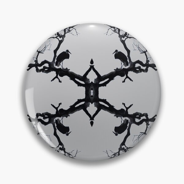 Item preview, High Post Stork Tree Silhouette Gray designed and sold by SpiritGifts.