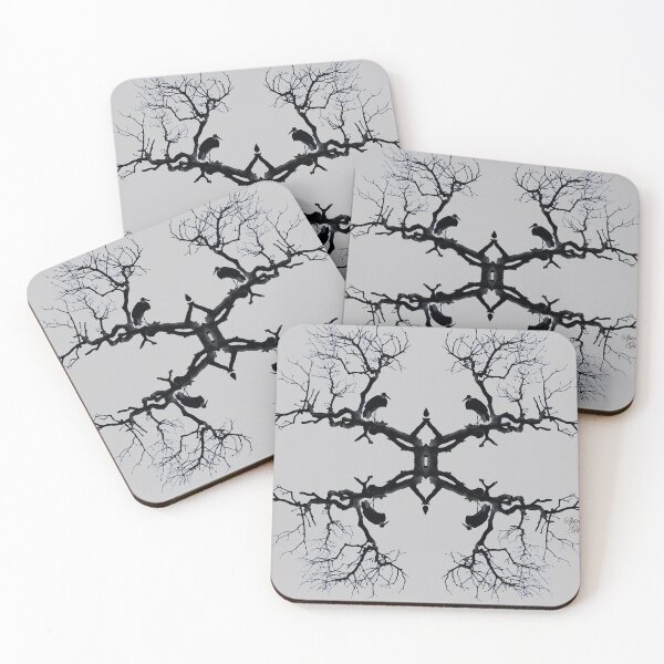 Item preview, High Post Stork Tree Silhouette Gray designed and sold by SpiritGifts.