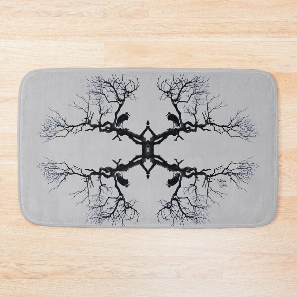 Item preview, High Post Stork Tree Silhouette Gray designed and sold by SpiritGifts.