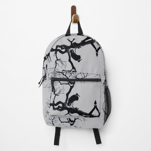 Item preview, High Post Stork Tree Silhouette Gray designed and sold by SpiritGifts.
