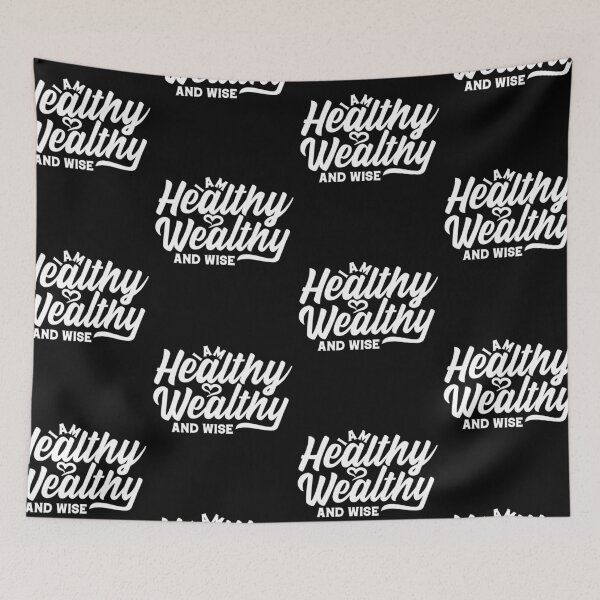 Item preview, I Am Healthy Wealthy And Wise | Good Living designed and sold by GravitiTees.