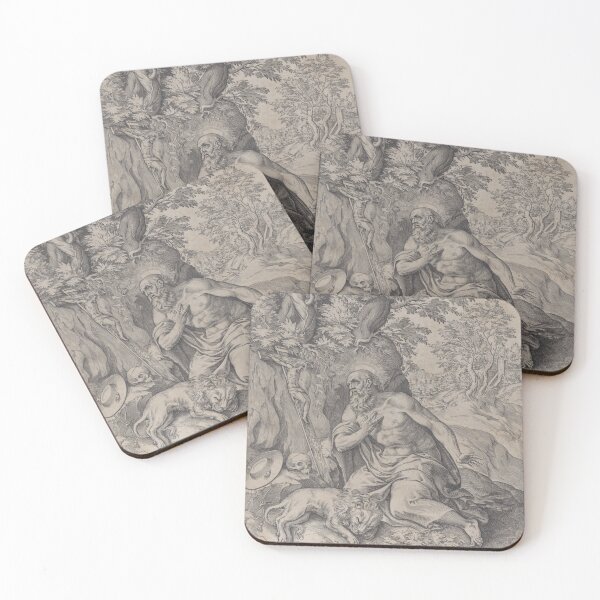 Item preview, Saint Jerome In The Wilderness, With A Lion At Left designed and sold by Gorls.