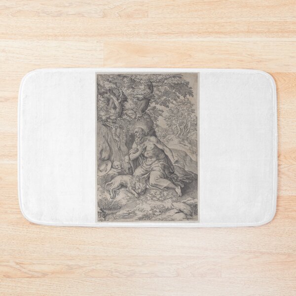 Item preview, Saint Jerome In The Wilderness, With A Lion At Left designed and sold by Gorls.