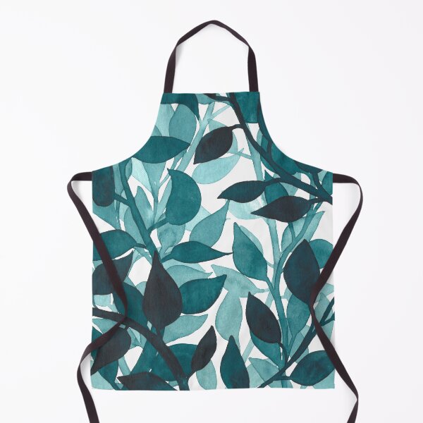 Item preview, Jungle of Tendril Plants in Prussian Blue designed and sold by nabeArtist.