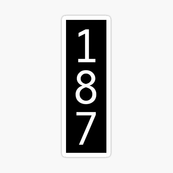 187 Sticker