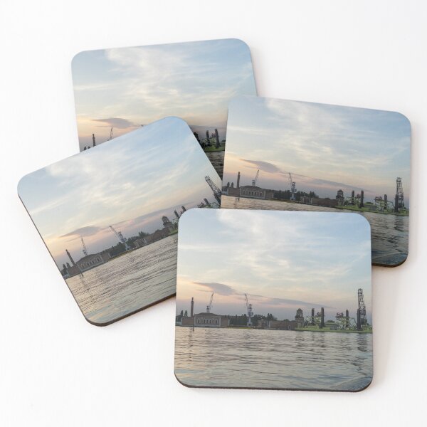 Item preview, Lagoon Sailing in Venice Italy - Industrial Part with the Fantabulous MOSE Flood Protection designed and sold by Georgia Mizuleva.