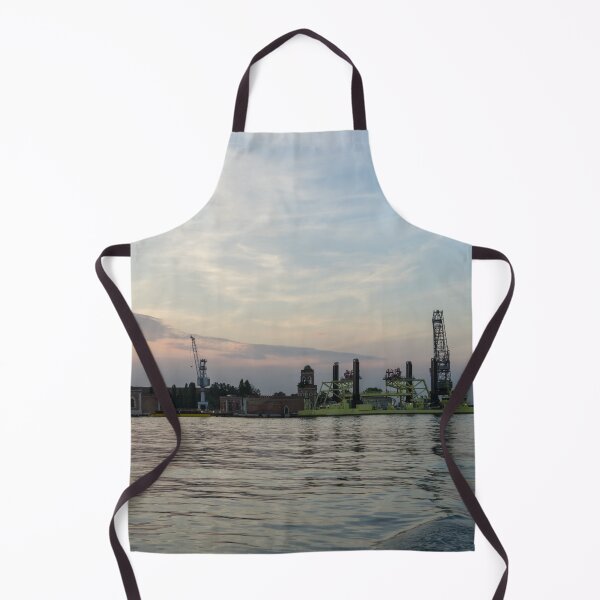 Item preview, Lagoon Sailing in Venice Italy - Industrial Part with the Fantabulous MOSE Flood Protection designed and sold by Georgia Mizuleva.