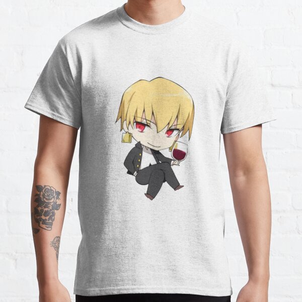 Anime Fate Zero barbare Matou Kariya T-shirts casual Basic Tee shirt Homme Tops