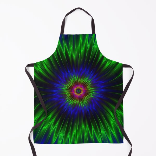 Item preview, Fractal Flower in Blue Green and Pink designed and sold by Objowl.