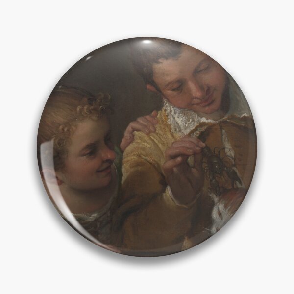 Item preview, Two Children Teasing a Cat designed and sold by Gorls.