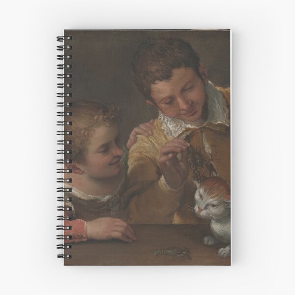 Item preview, Two Children Teasing a Cat designed and sold by Gorls.