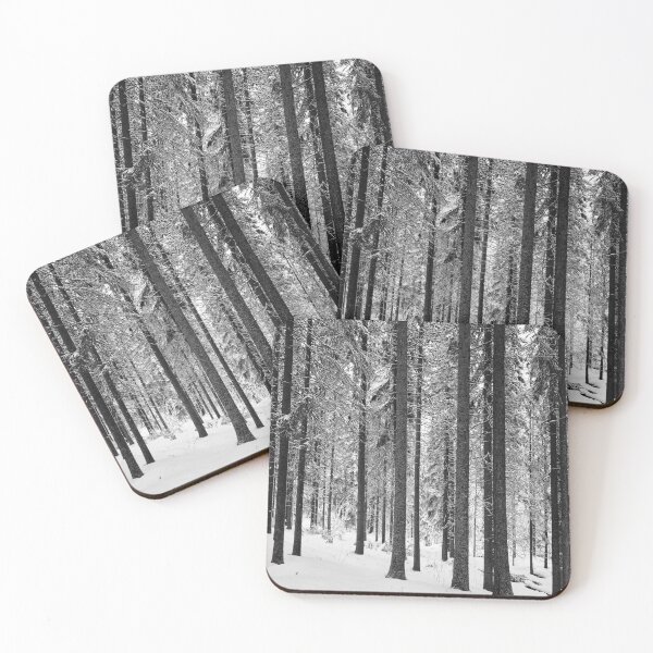 Item preview, Monochrom candle spruce forest designed and sold by Jouko Lehto Photography.