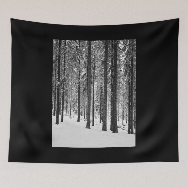 Item preview, Monochrom candle spruce forest designed and sold by Jouko Lehto Photography.