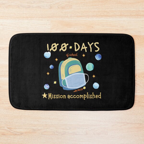 Item preview, 100 days of school with mask mission accomplished designed and sold by sixsunss.