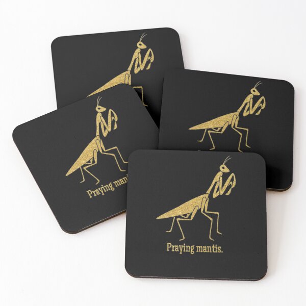Item preview, Cute Golden Praying Mantis funny gift idea for wildlife and animals lovers  designed and sold by AYACHI90.