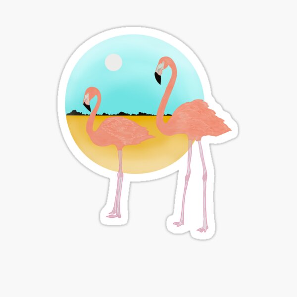 Flamingo Sticker