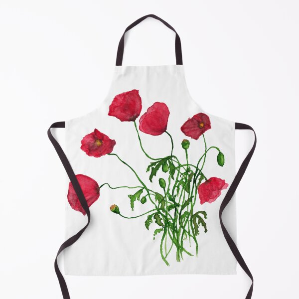 Artikelvorschau, Mohnblumen, Aquarellbild entworfen und verkauft von Cacatuart.