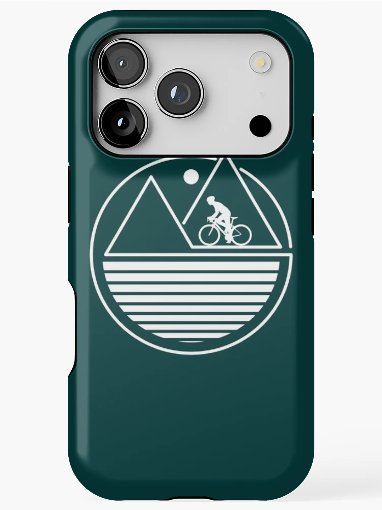 Thumbnail 1 of 4, iPhone Case, Sunset Mountain Ride White designed and sold by RabeDesigns.