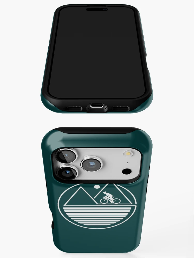 Thumbnail 3 of 4, iPhone Case, Sunset Mountain Ride White designed and sold by RabeDesigns.
