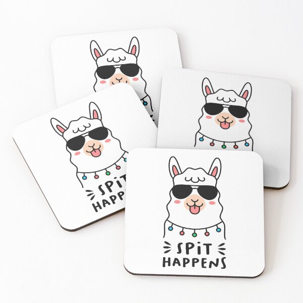 Item preview, Spit Happens. Funny Llama. designed and sold by TashaVector.