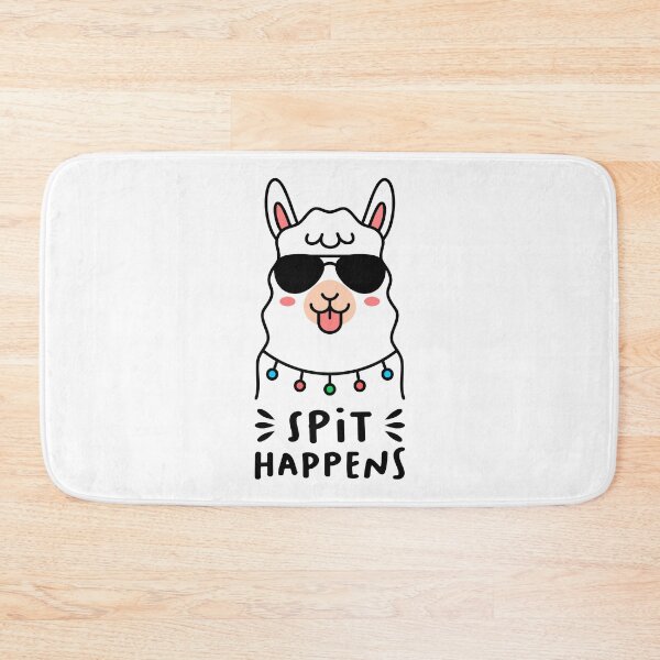 Item preview, Spit Happens. Funny Llama. designed and sold by TashaVector.