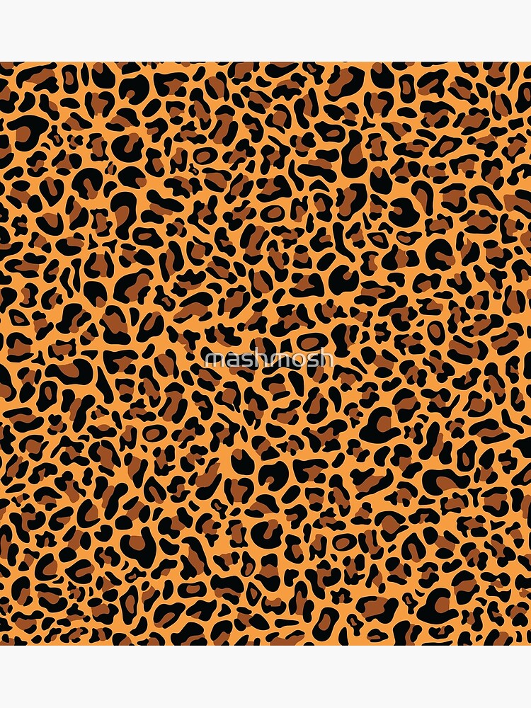 Leopard And Tiger Pattern Print Animal Vector Skinseamless Funny