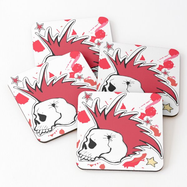 Item preview, Punk skull  designed and sold by TrishaMcmillan.
