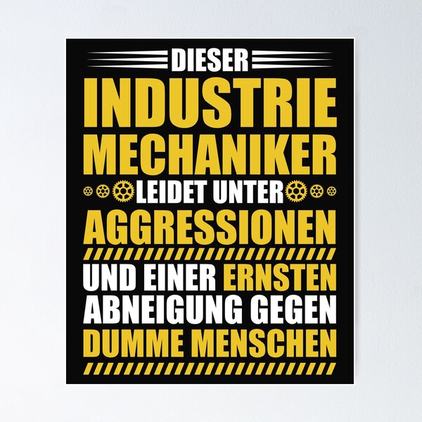 Artikelvorschau, Industriemechaniker Lustiger Spruch Geschenk entworfen und verkauft von eiwo87.