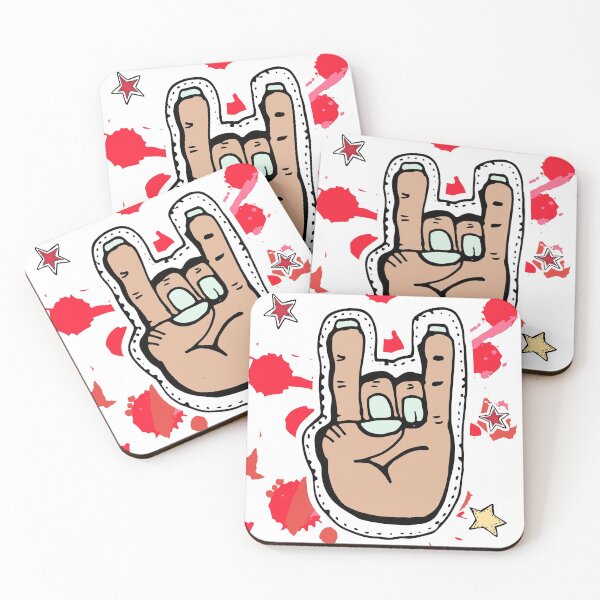Item preview, Hand palm rock n roll designed and sold by TrishaMcmillan.