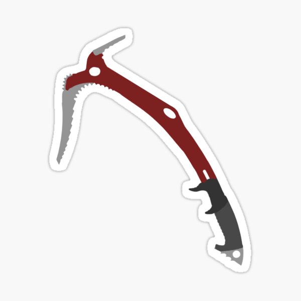 Hache de glace de pilleur de tombeau Sticker