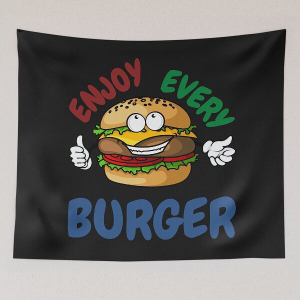 Item preview, Enjoy Every Burger  designed and sold by Jhaustria.