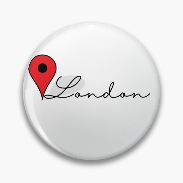 Item preview, London location pin designed and sold by trialsanderrors.