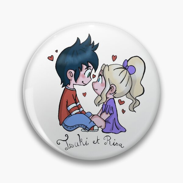 Item preview, Tsuki and Risa Chibi designed and sold by Nonomangaka.