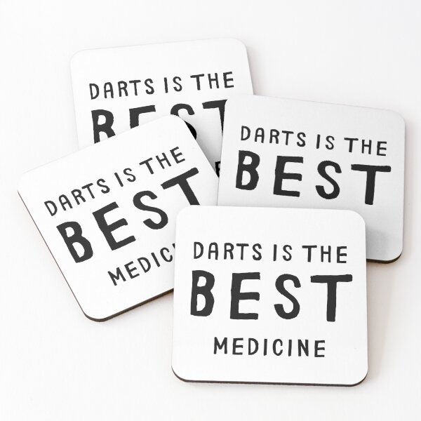 Item preview, Darts is the best medicine. designed and sold by TheGreenGoat.