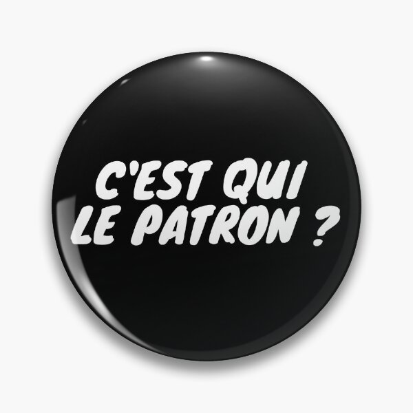 Aperçu de l'œuvre Design C'est qui le patron ? créée et vendue par sostar.