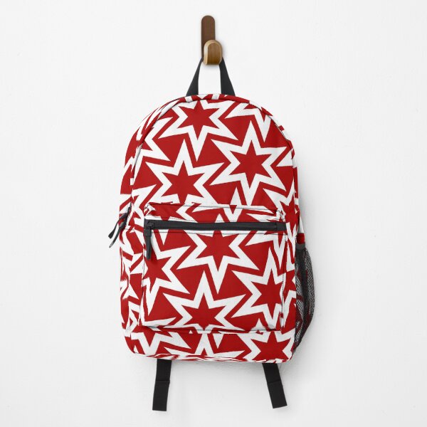 Item preview, Red Geometric Star Pattern designed and sold by TMBTM.
