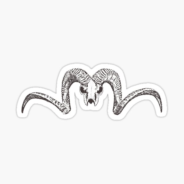 Item preview, Ram skull  designed and sold by Saltypro.