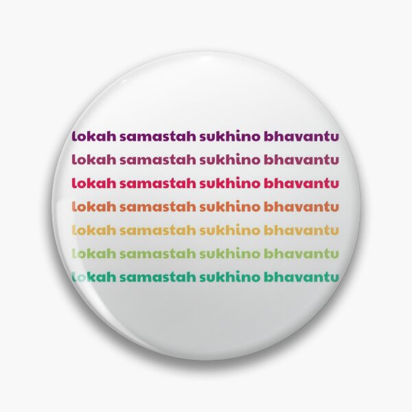 Item preview, lokah samastah sukhino bhavantu - rainbow pastel designed and sold by rcsmit.