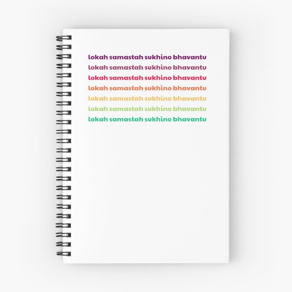 Item preview, lokah samastah sukhino bhavantu - rainbow pastel designed and sold by rcsmit.