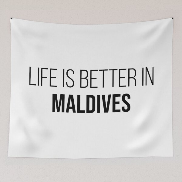 Item preview, Life is better in Maldives designed and sold by XCIV.