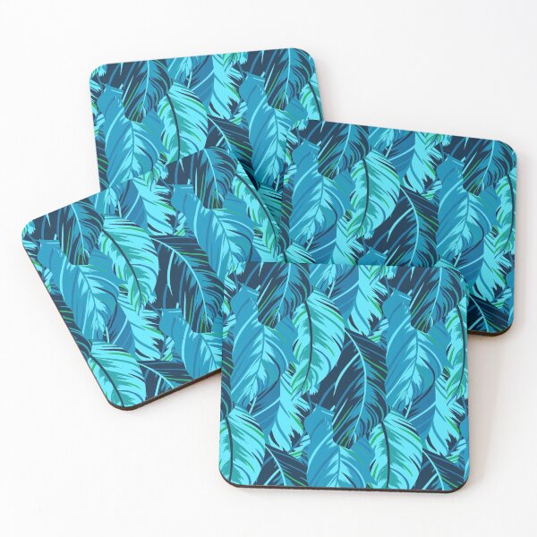 Item preview, Blue feathers decoration pattern designed and sold by Cocodek.