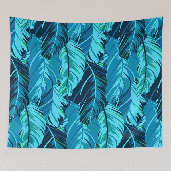 Item preview, Blue feathers decoration pattern designed and sold by Cocodek.