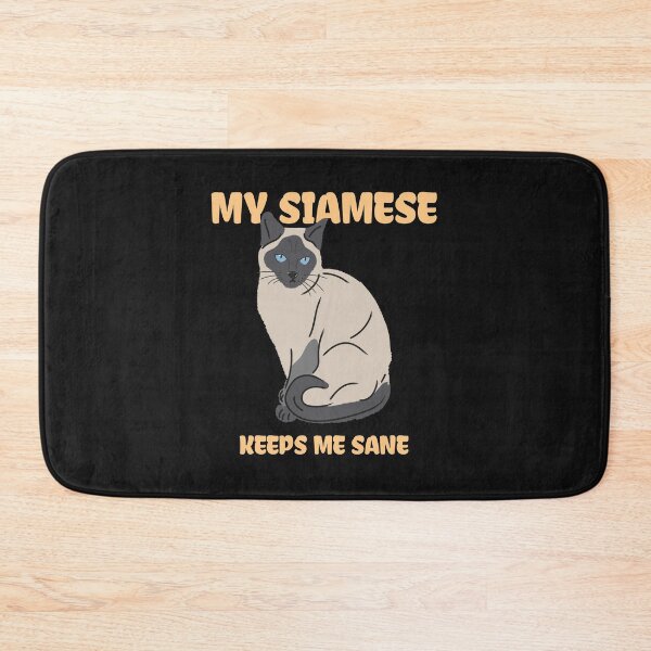 Item preview, My Siamese Keeps Me Sane designed and sold by curledup-cat.
