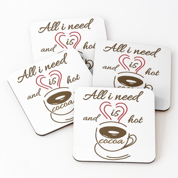 Item preview, All I Need Is Love And Hot Cocoa designed and sold by Fatimalak.